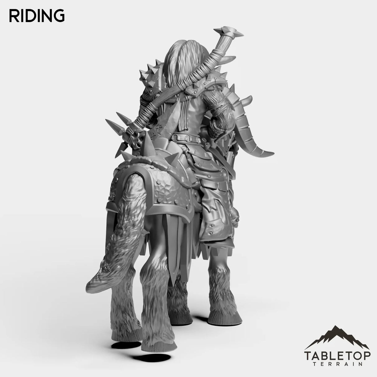 Tabletop Terrain Miniature DK Minotaur Female