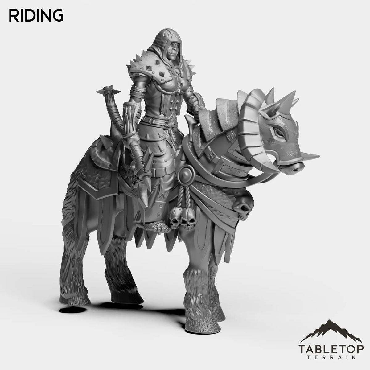 Tabletop Terrain Miniature DK Orc Female
