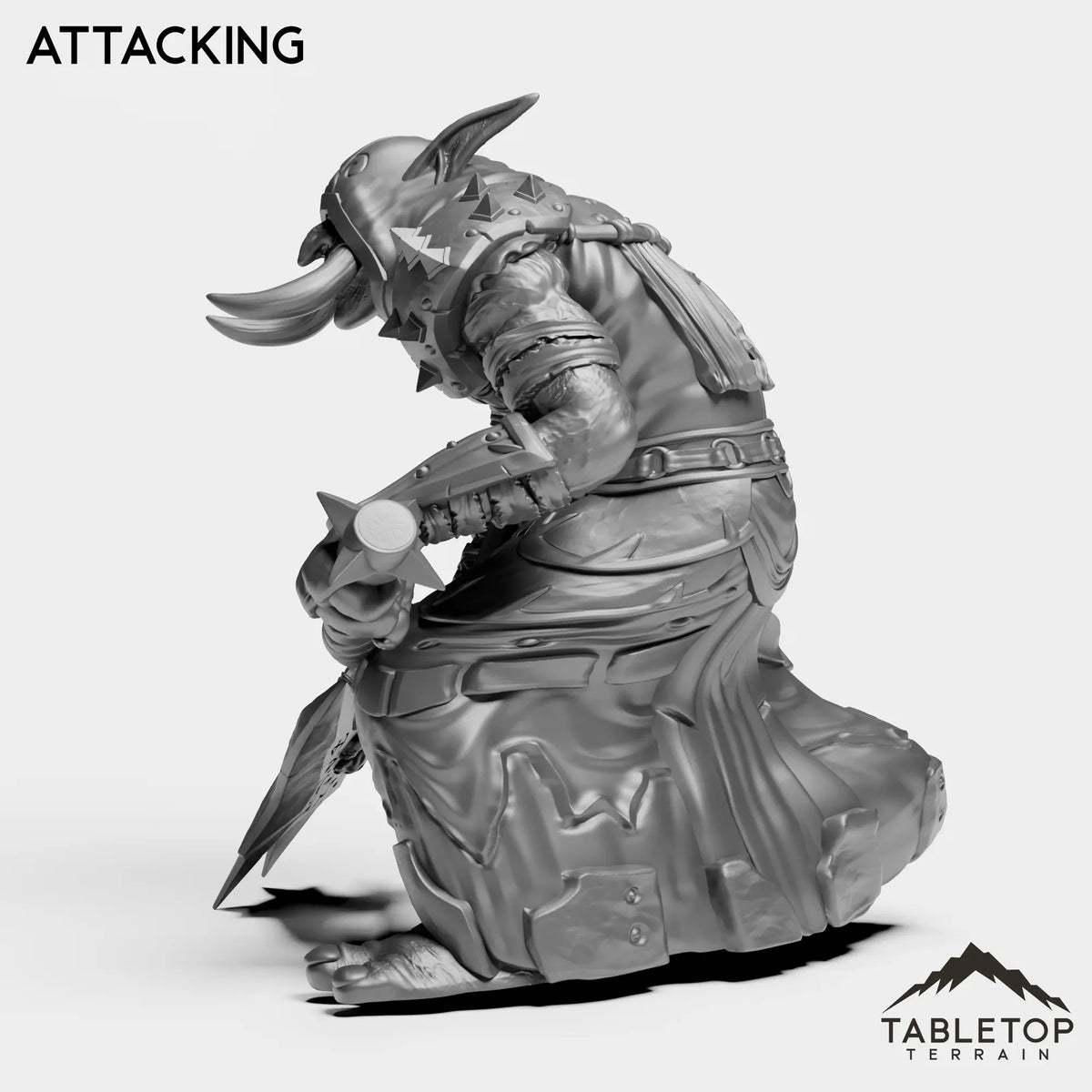 Tabletop Terrain Miniature DK Troll