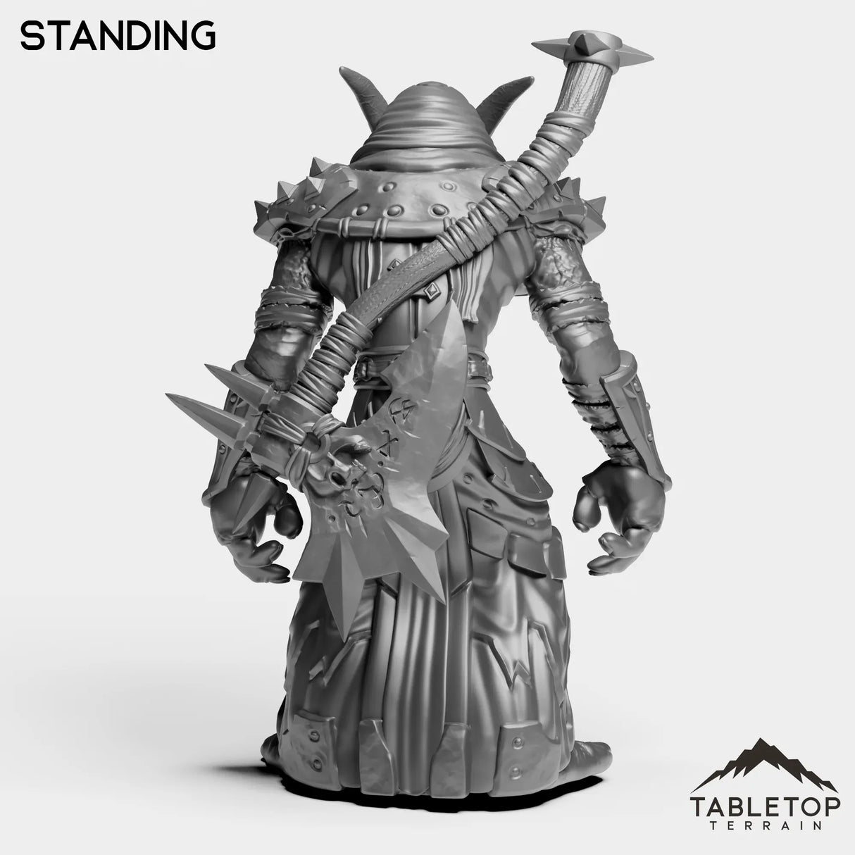 Tabletop Terrain Miniature DK Troll