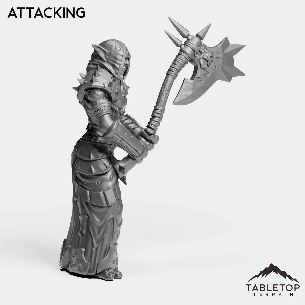 Tabletop Terrain Miniature DK Troll Female