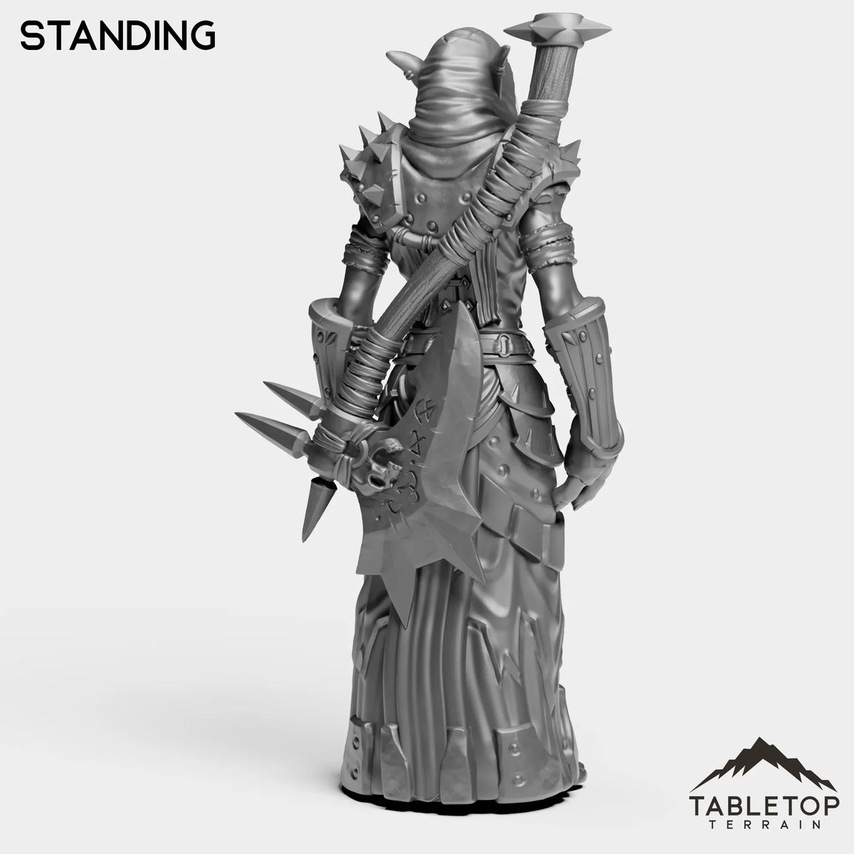 Tabletop Terrain Miniature DK Troll Female