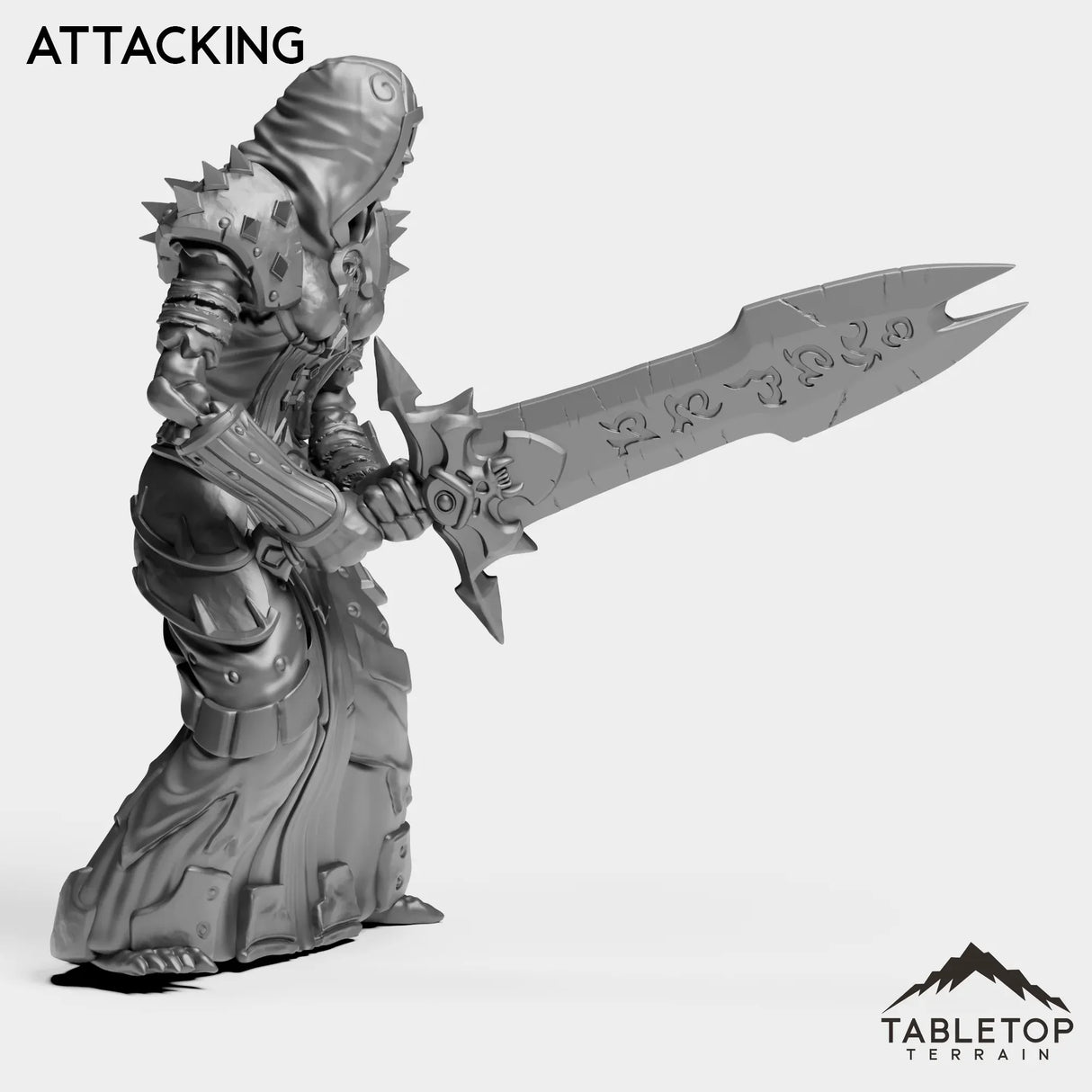Tabletop Terrain Miniature DK Undead Female