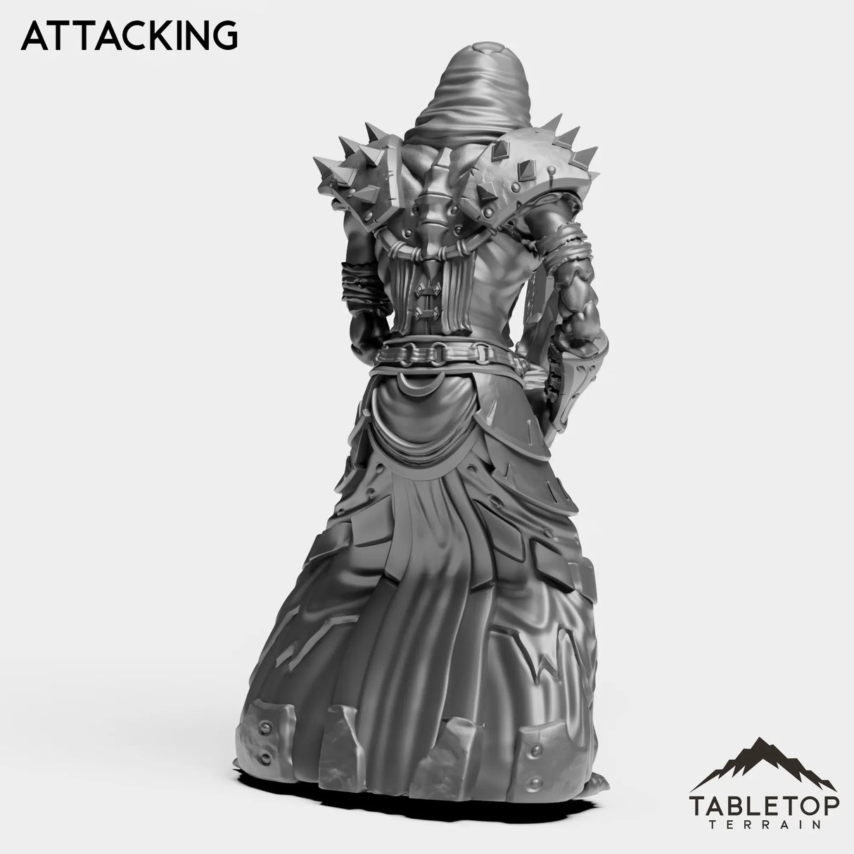 Tabletop Terrain Miniature DK Undead Female