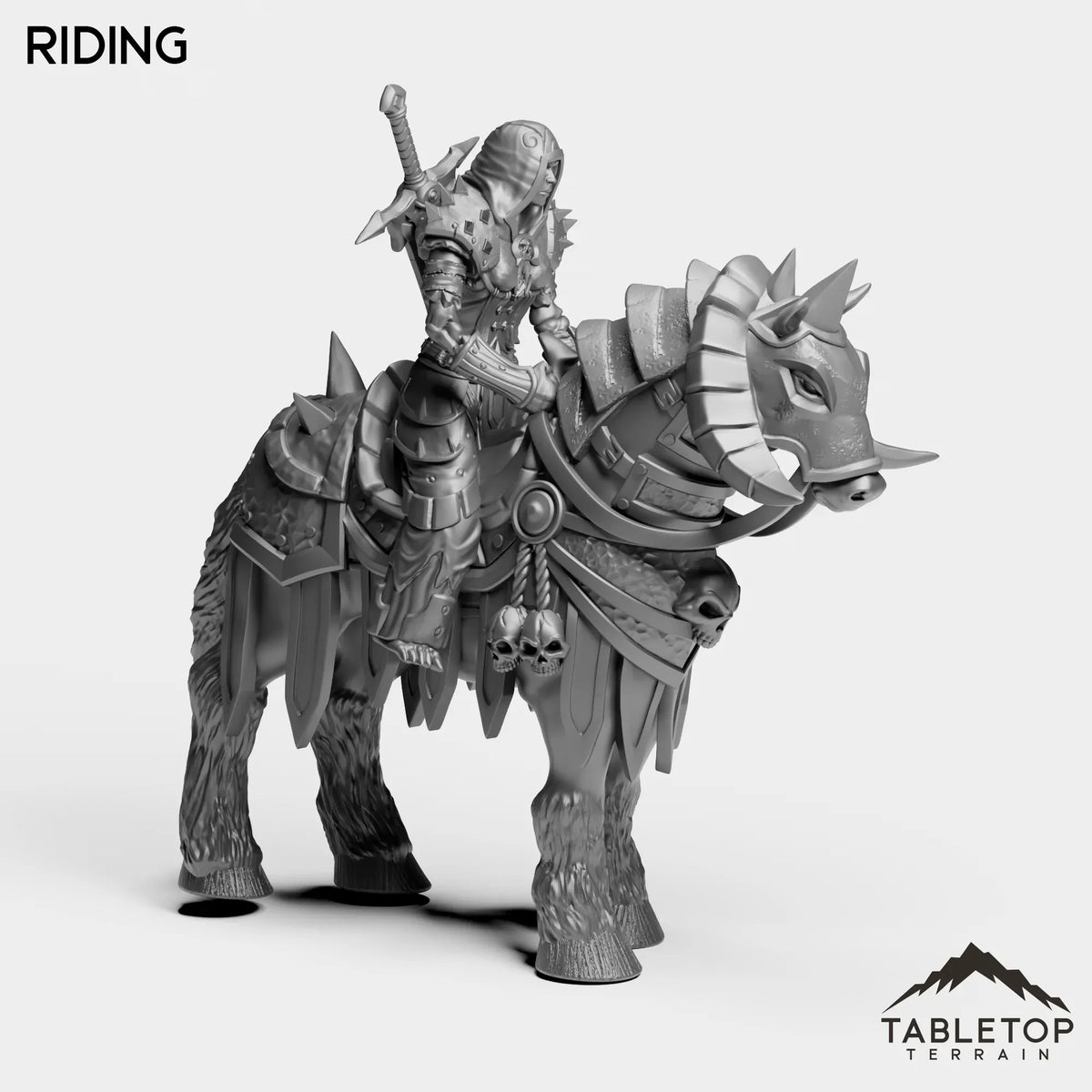 Tabletop Terrain Miniature DK Undead Female