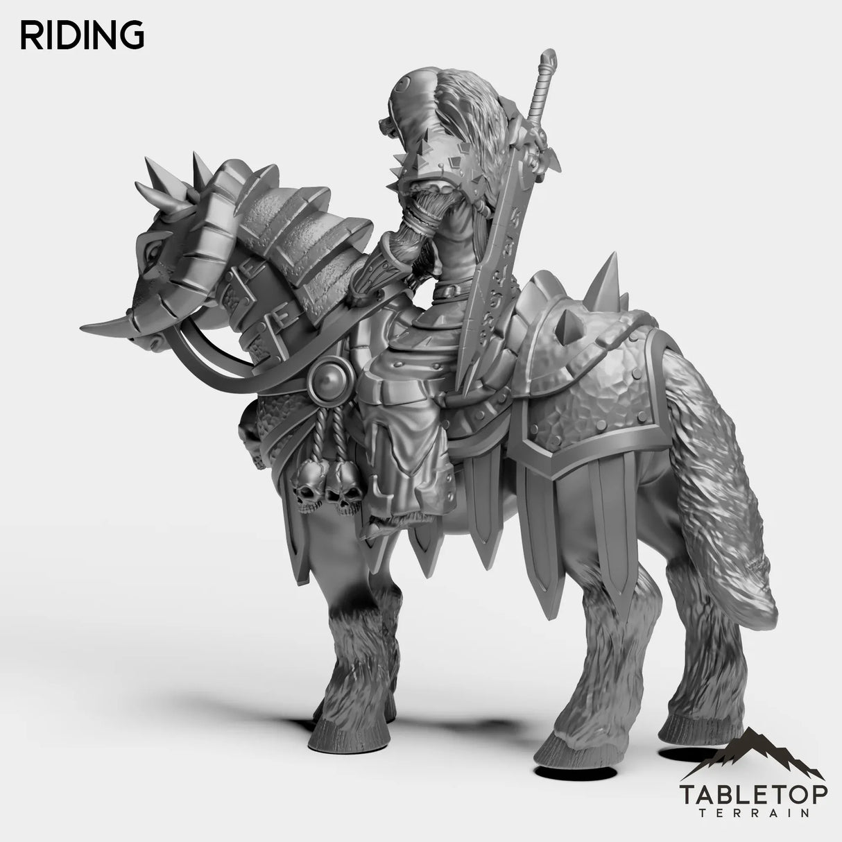 Tabletop Terrain Miniature DK Werewolf Female