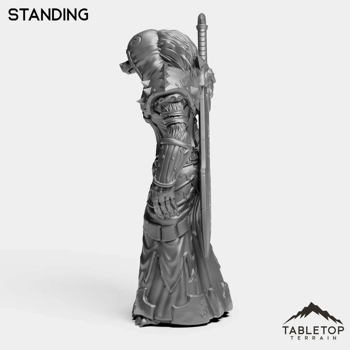 Tabletop Terrain Miniature DK Werewolf Female