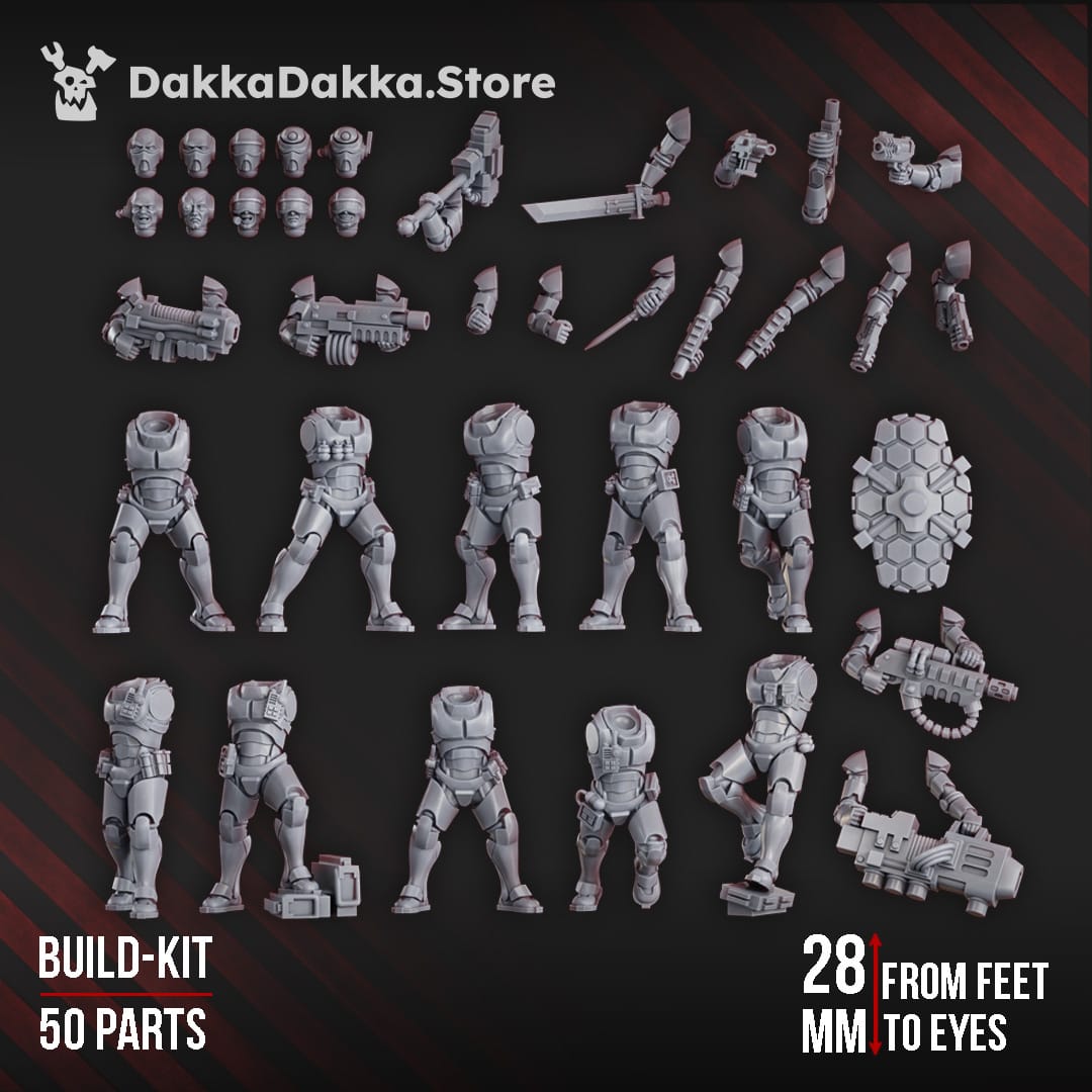Tabletop Terrain Miniature Doomsday Lab Killers (build-kit)