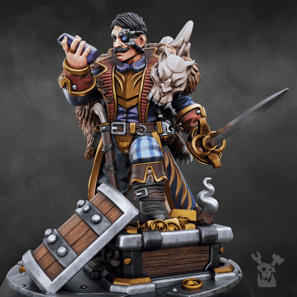 Tabletop Terrain Miniature Drake The Beast