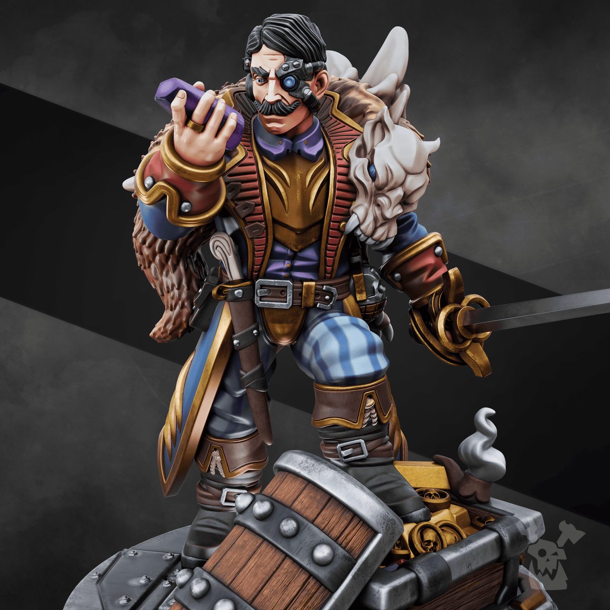 Tabletop Terrain Miniature Drake The Beast