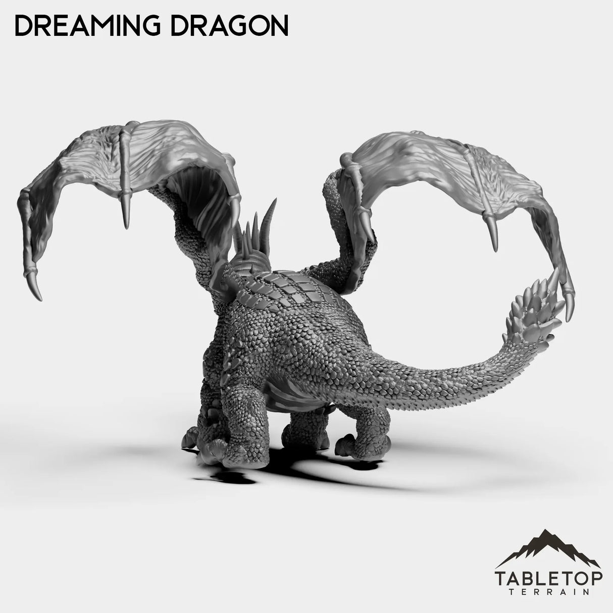Tabletop Terrain Miniature Dreaming Dragon