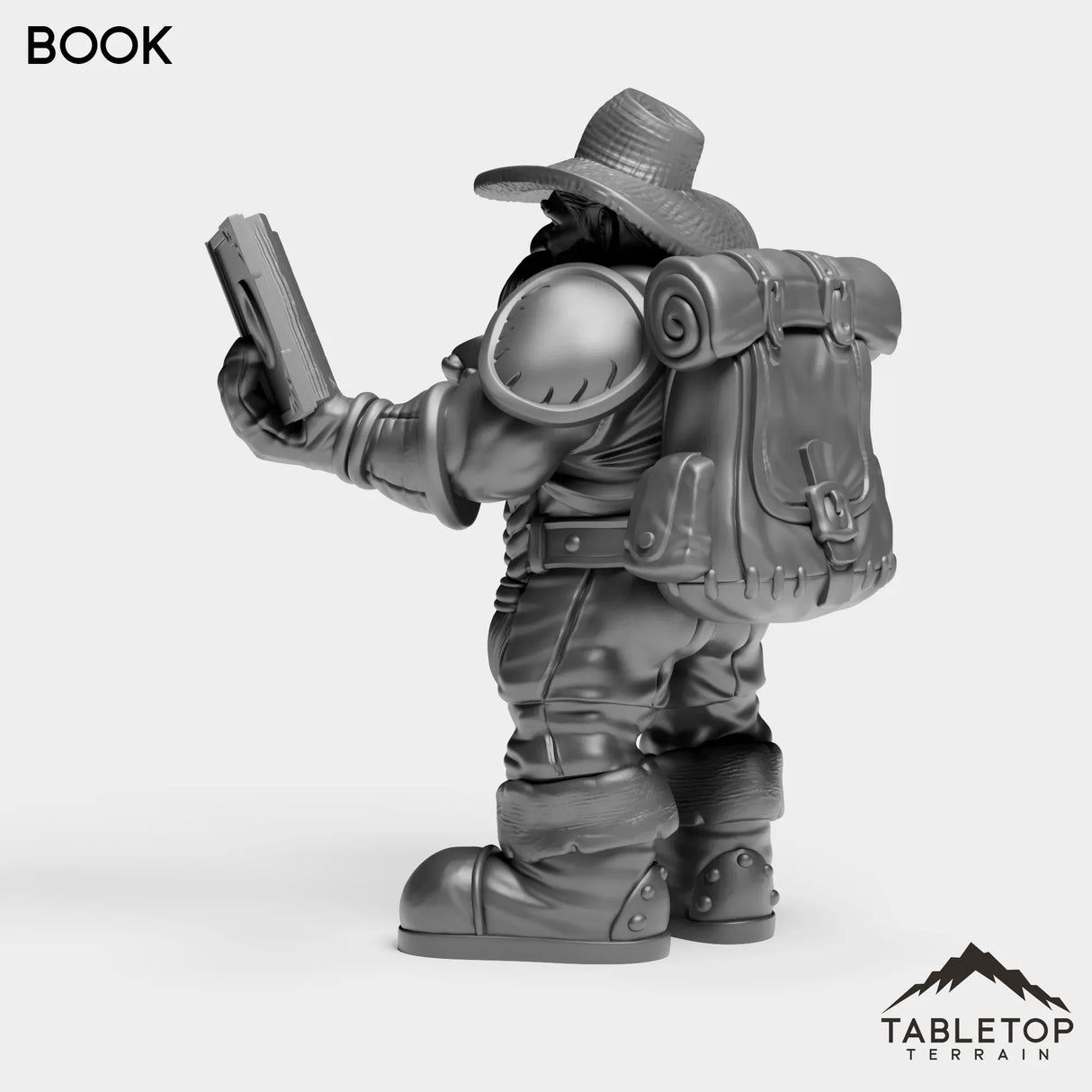 Tabletop Terrain Miniature Dwarf Archaeologist