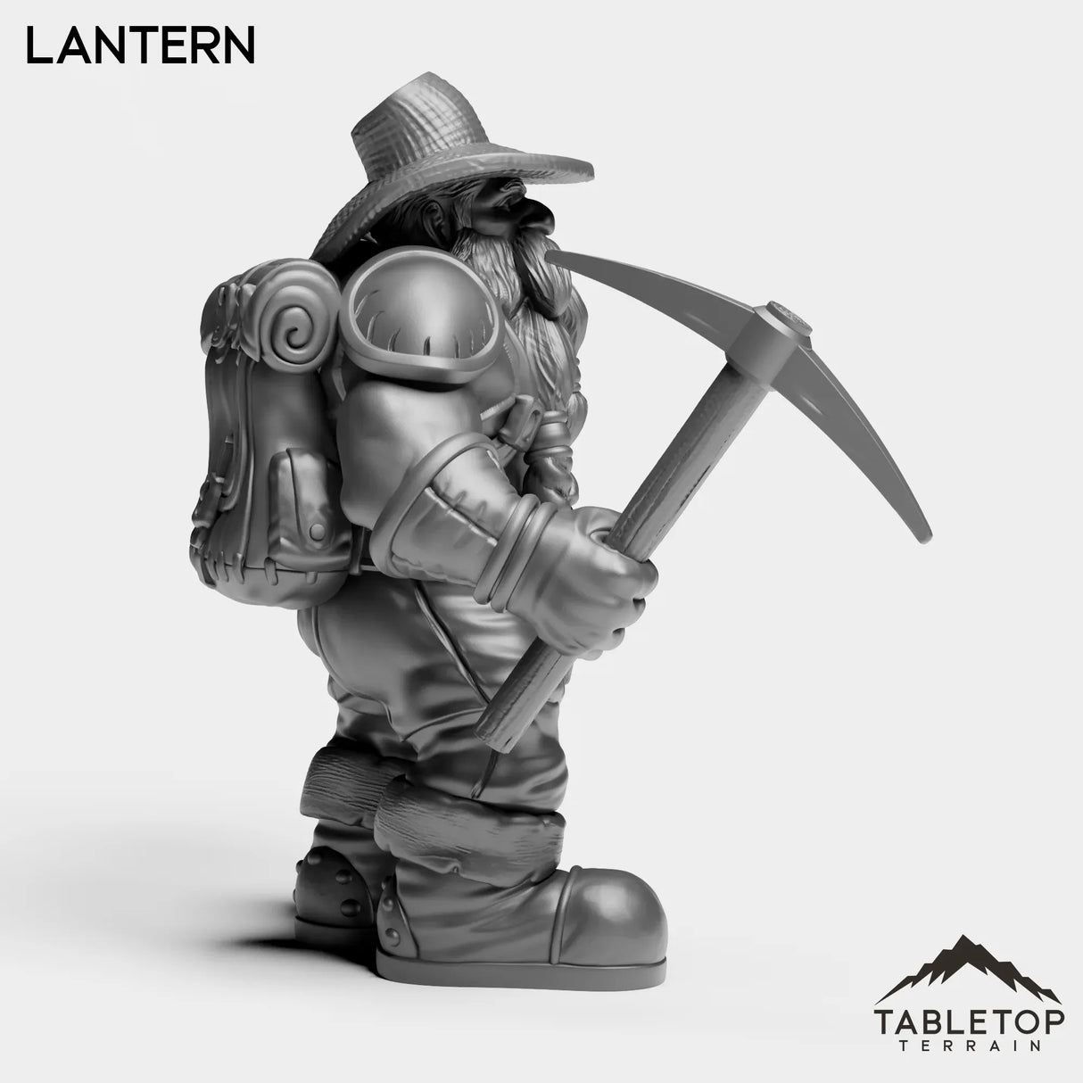 Tabletop Terrain Miniature Dwarf Archaeologist