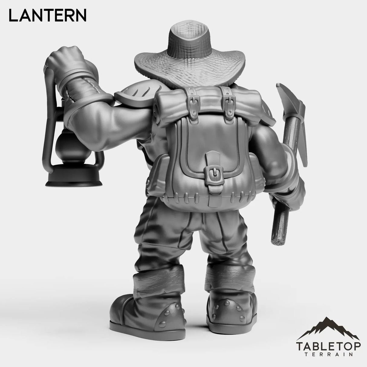 Tabletop Terrain Miniature Dwarf Archaeologist