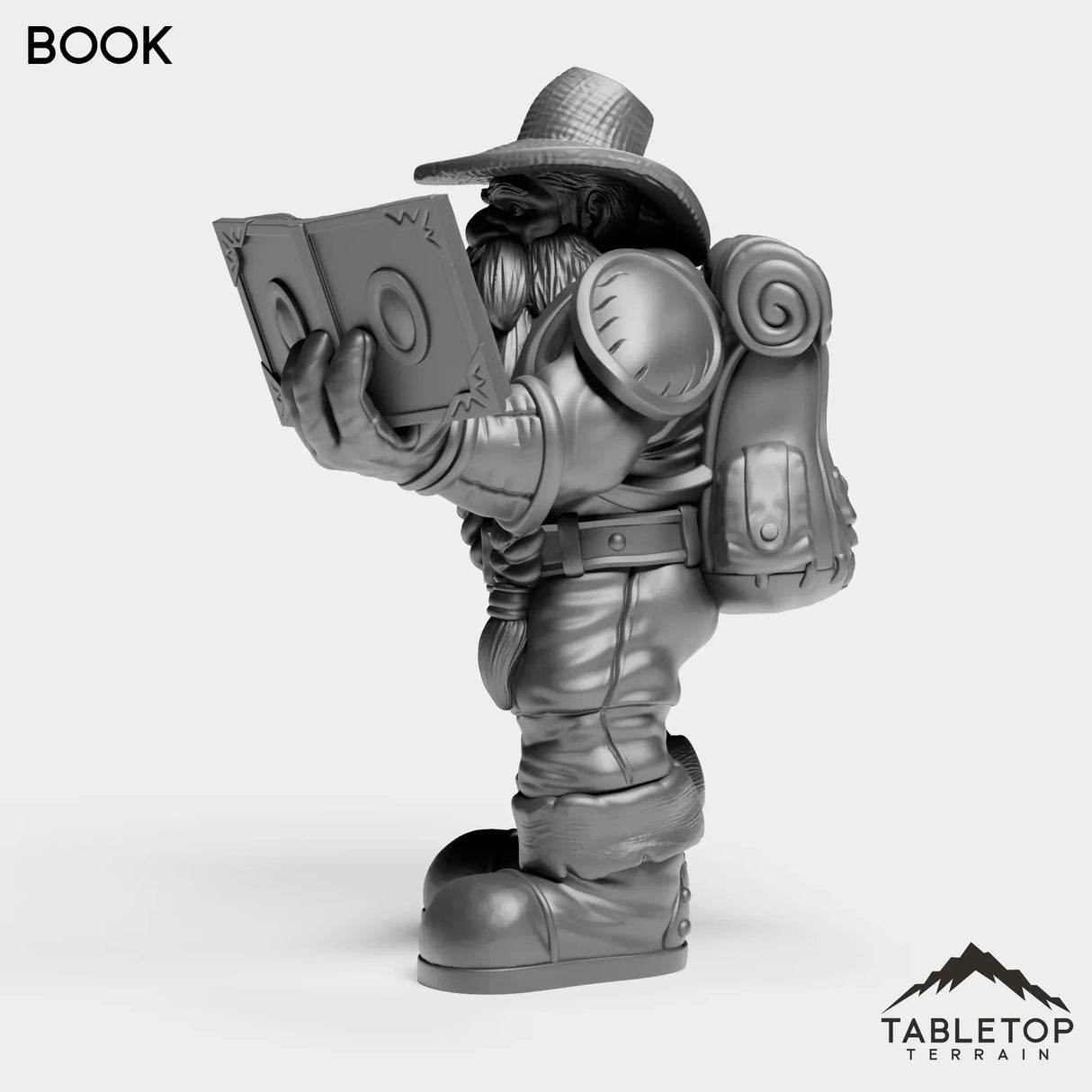 Tabletop Terrain Miniature Dwarf Archaeologist