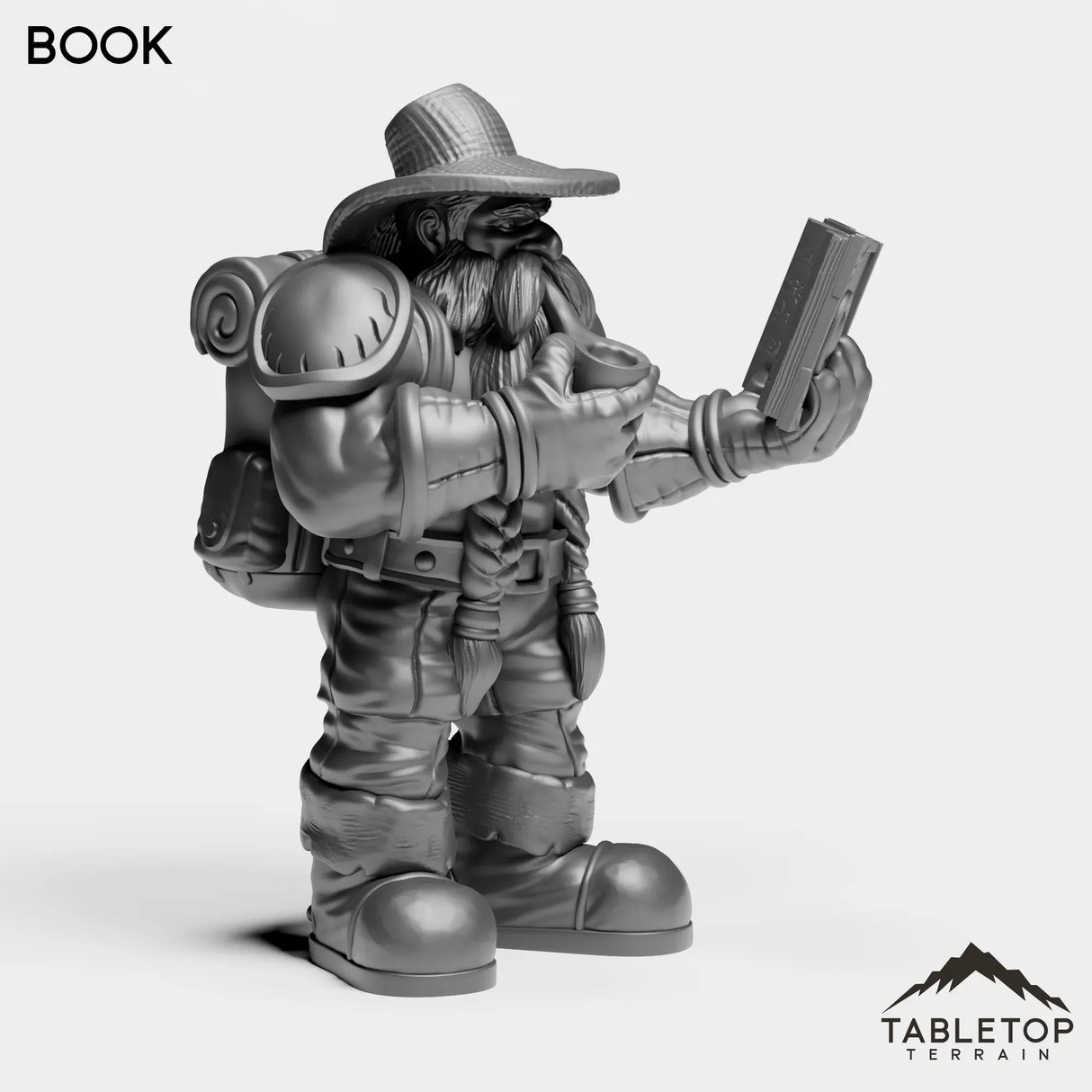 Tabletop Terrain Miniature Dwarf Archaeologist
