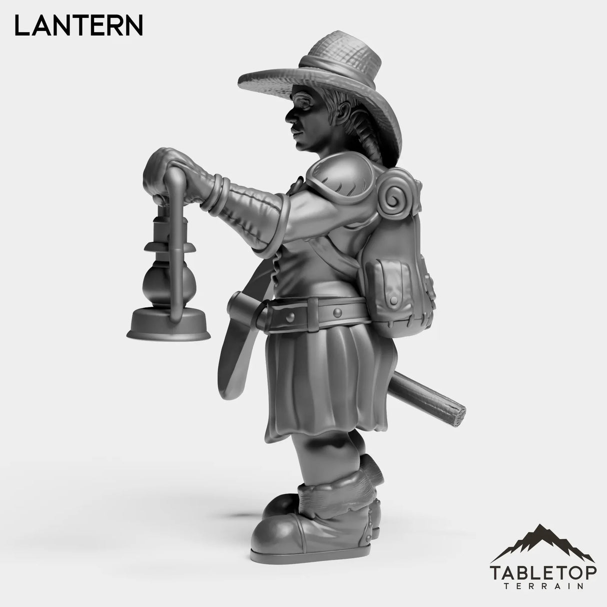 Tabletop Terrain Miniature Dwarf Archaeoloigist Female
