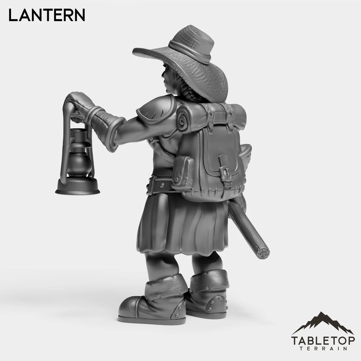 Tabletop Terrain Miniature Dwarf Archaeoloigist Female