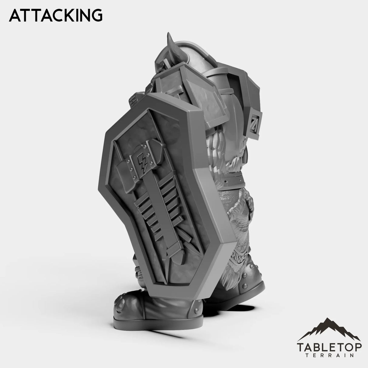 Tabletop Terrain Miniature Dwarf Captain
