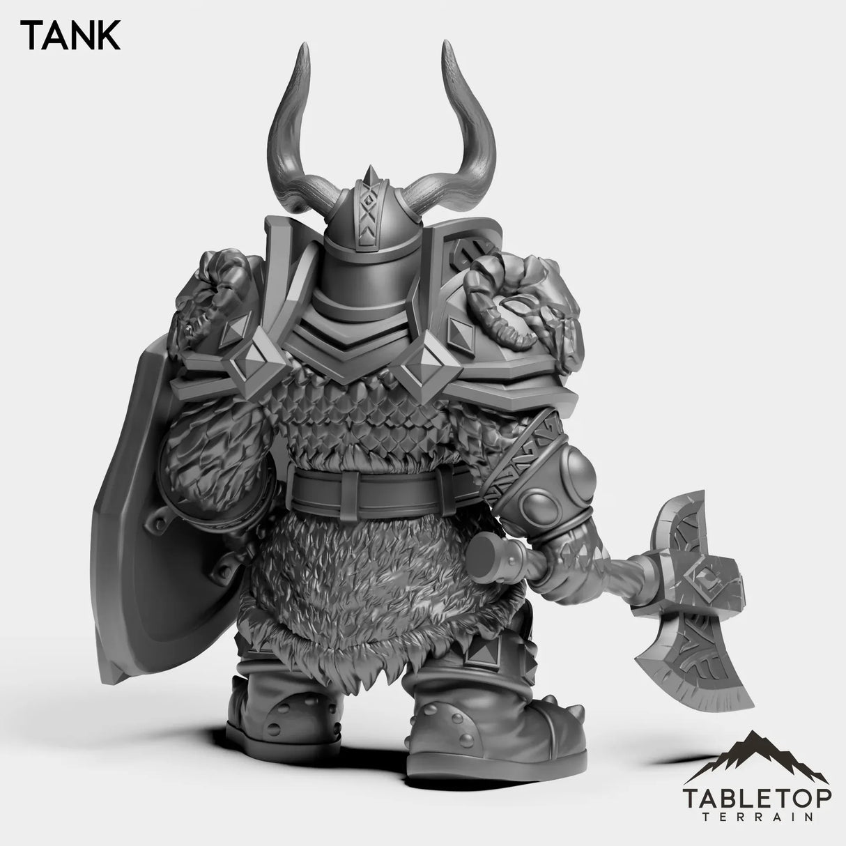 Tabletop Terrain Miniature Dwarf Heritage Warrior