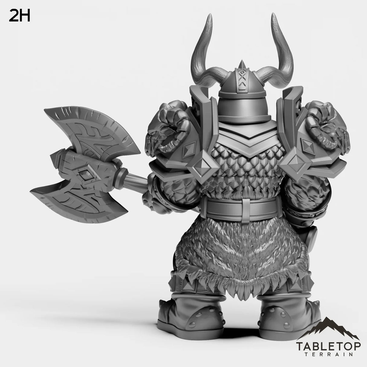 Tabletop Terrain Miniature Dwarf Heritage Warrior