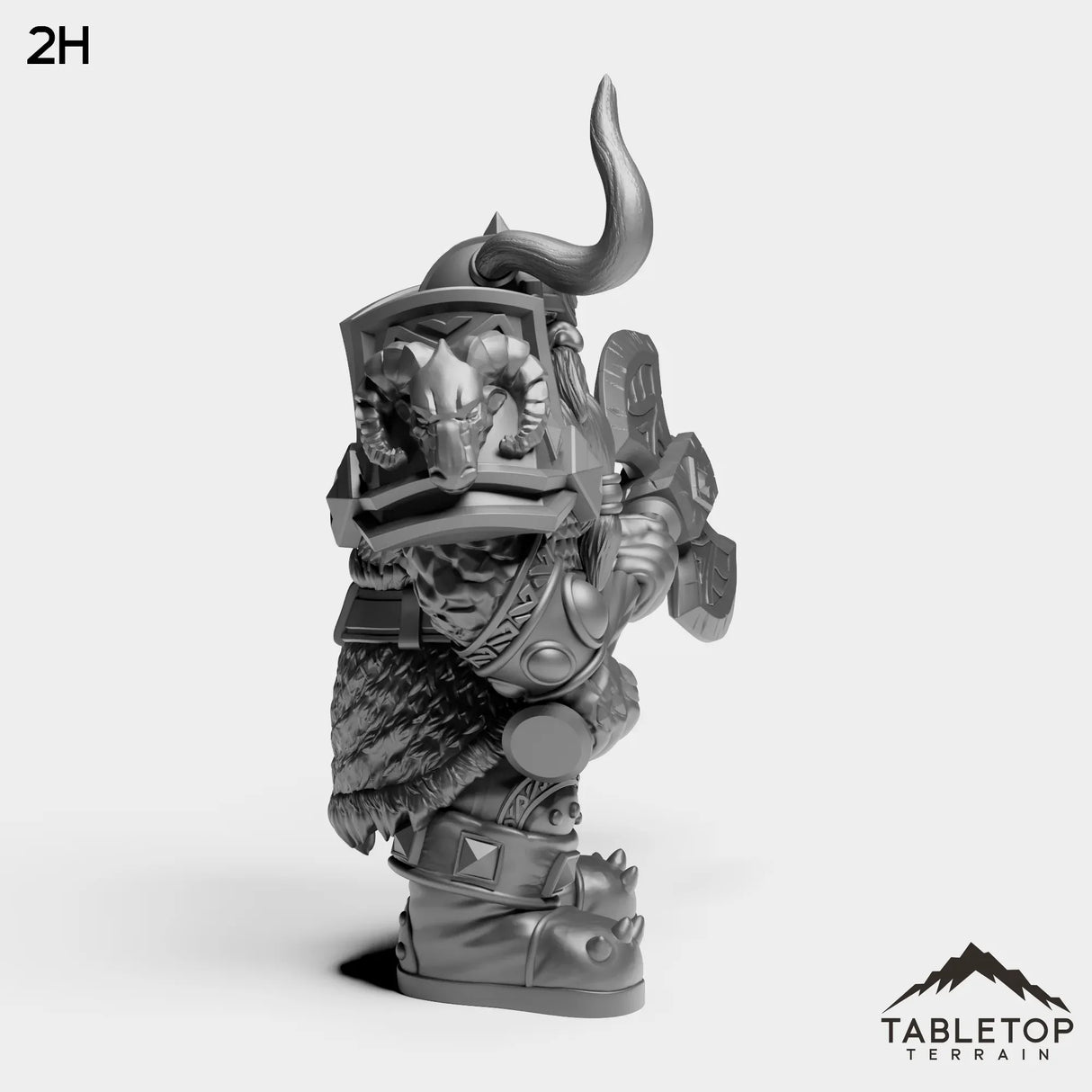 Tabletop Terrain Miniature Dwarf Heritage Warrior