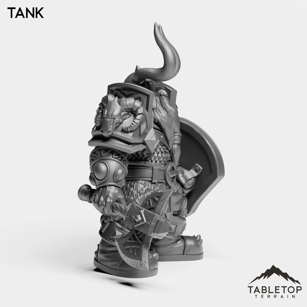 Tabletop Terrain Miniature Dwarf Heritage Warrior