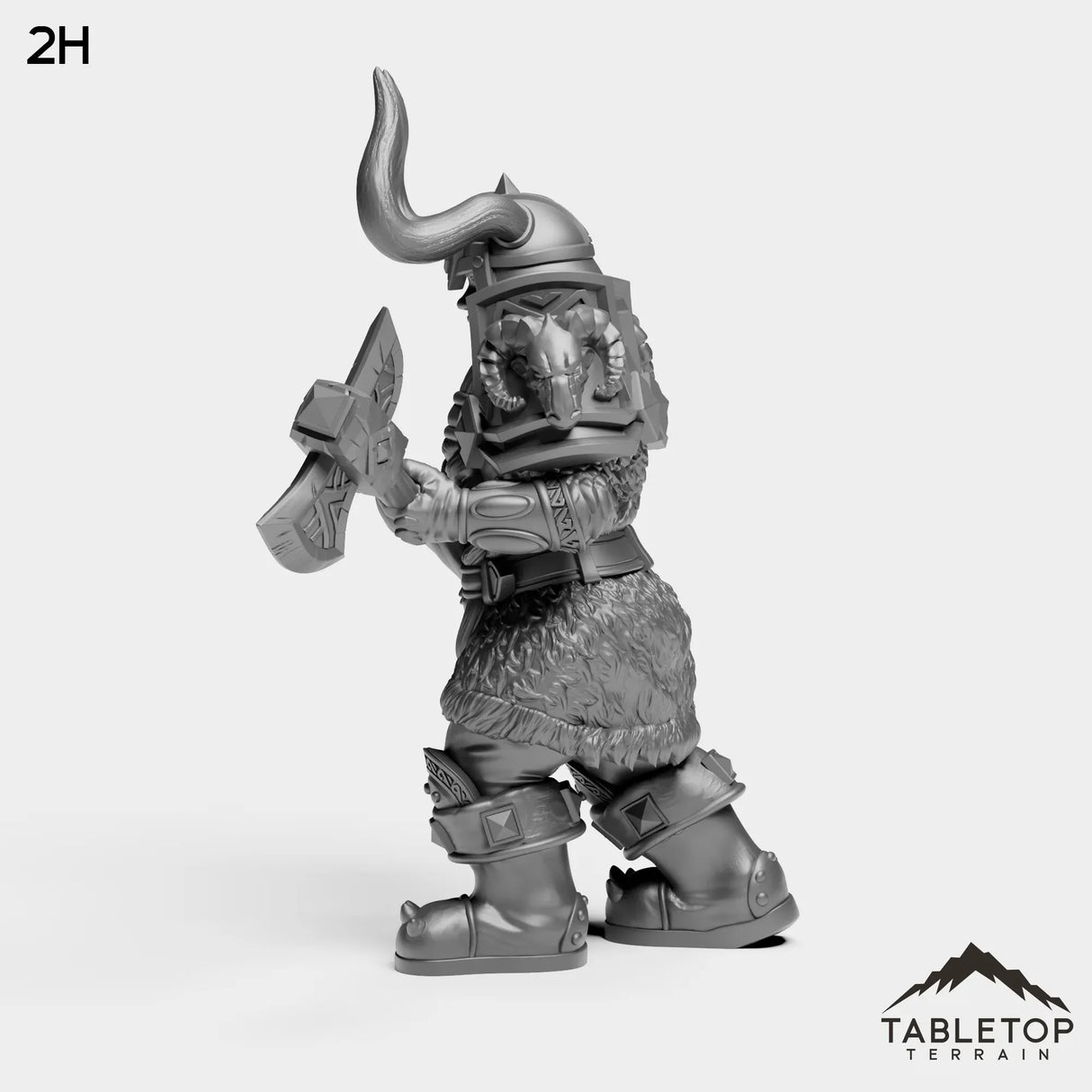 Tabletop Terrain Miniature Dwarf Heritage Warrior Female