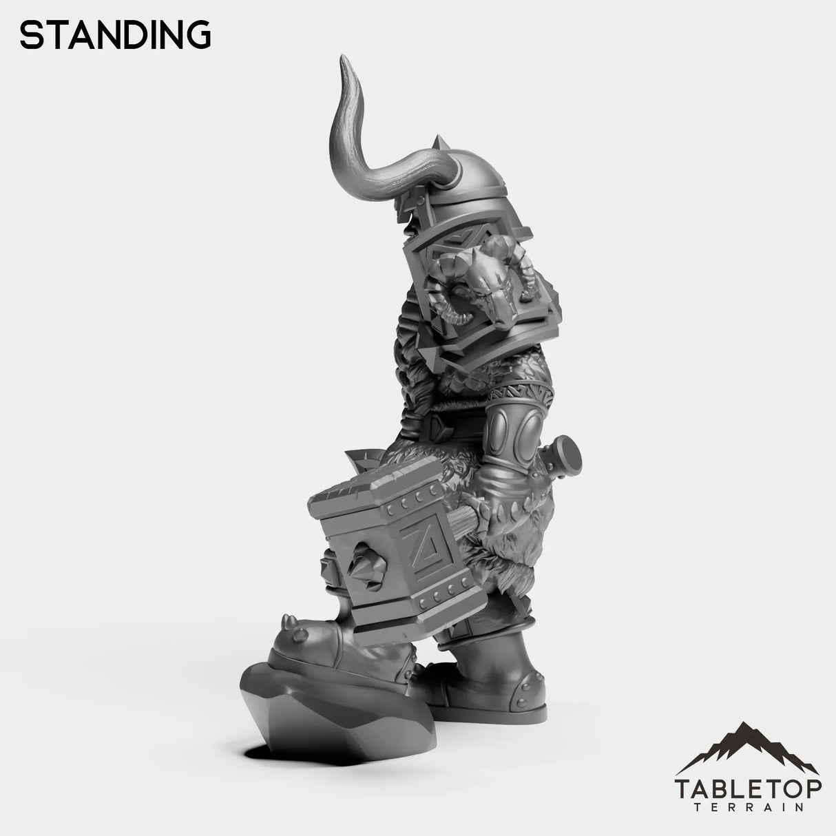 Tabletop Terrain Miniature Dwarf Heritage Warrior Female