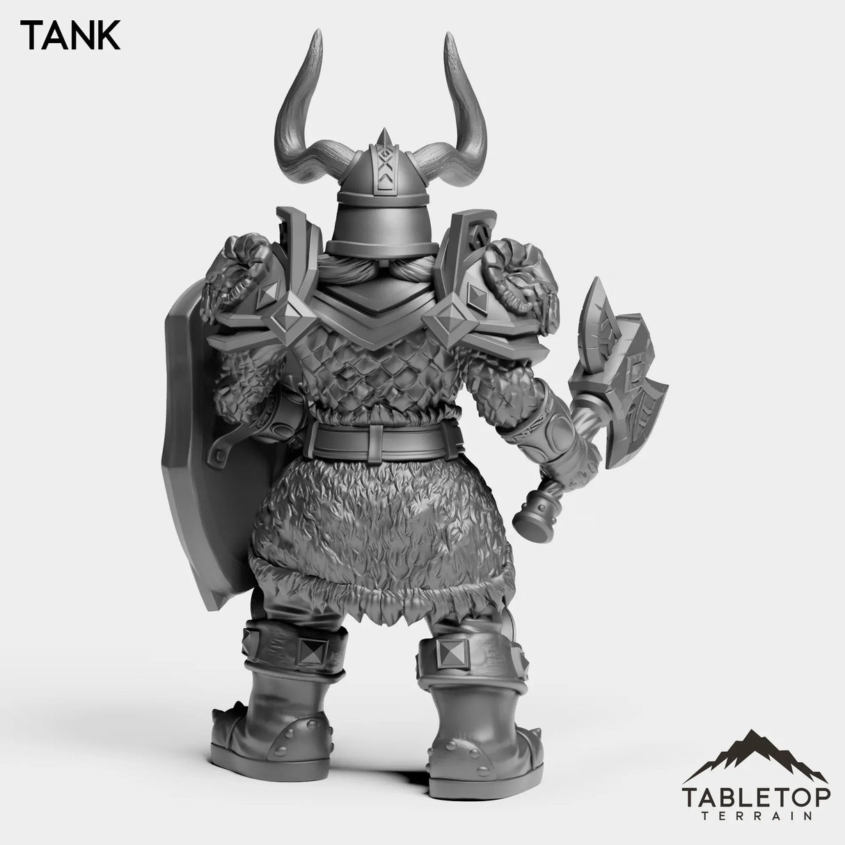 Tabletop Terrain Miniature Dwarf Heritage Warrior Female