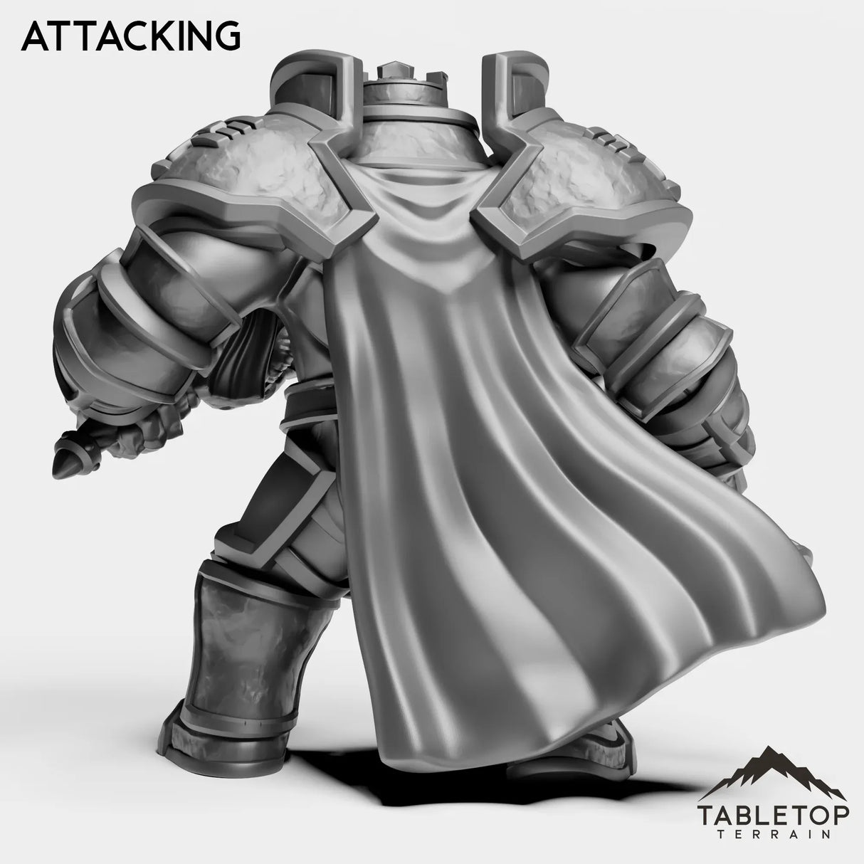Tabletop Terrain Miniature Dwarf Leader