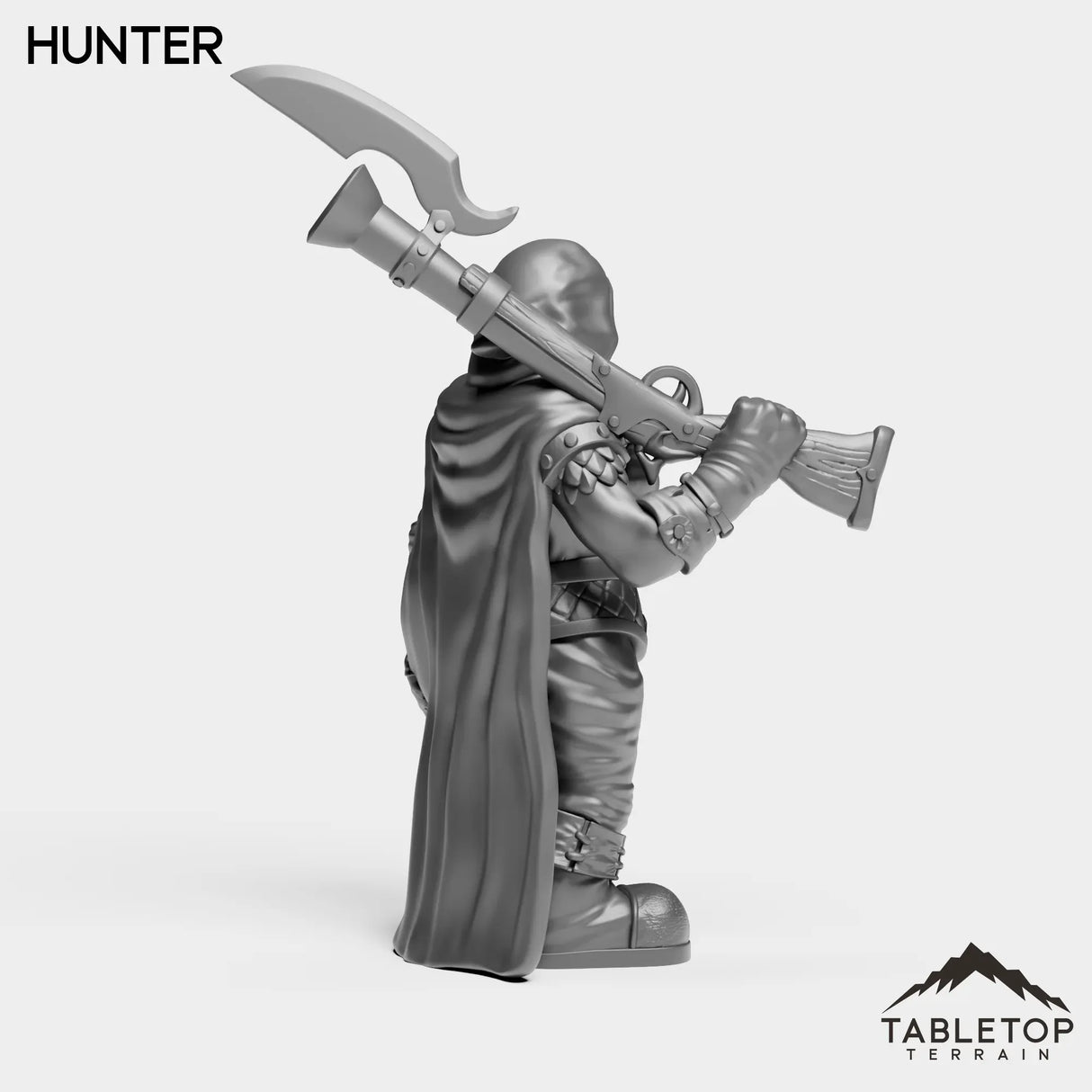 Tabletop Terrain Miniature Dwarf Rifleman Female