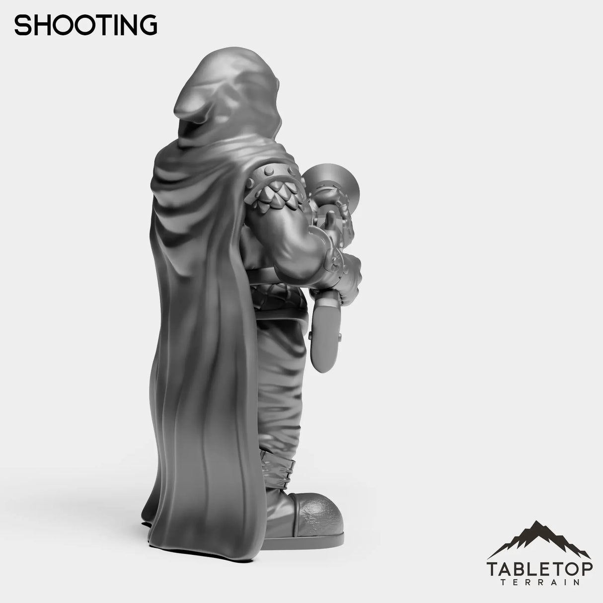 Tabletop Terrain Miniature Dwarf Rifleman Female