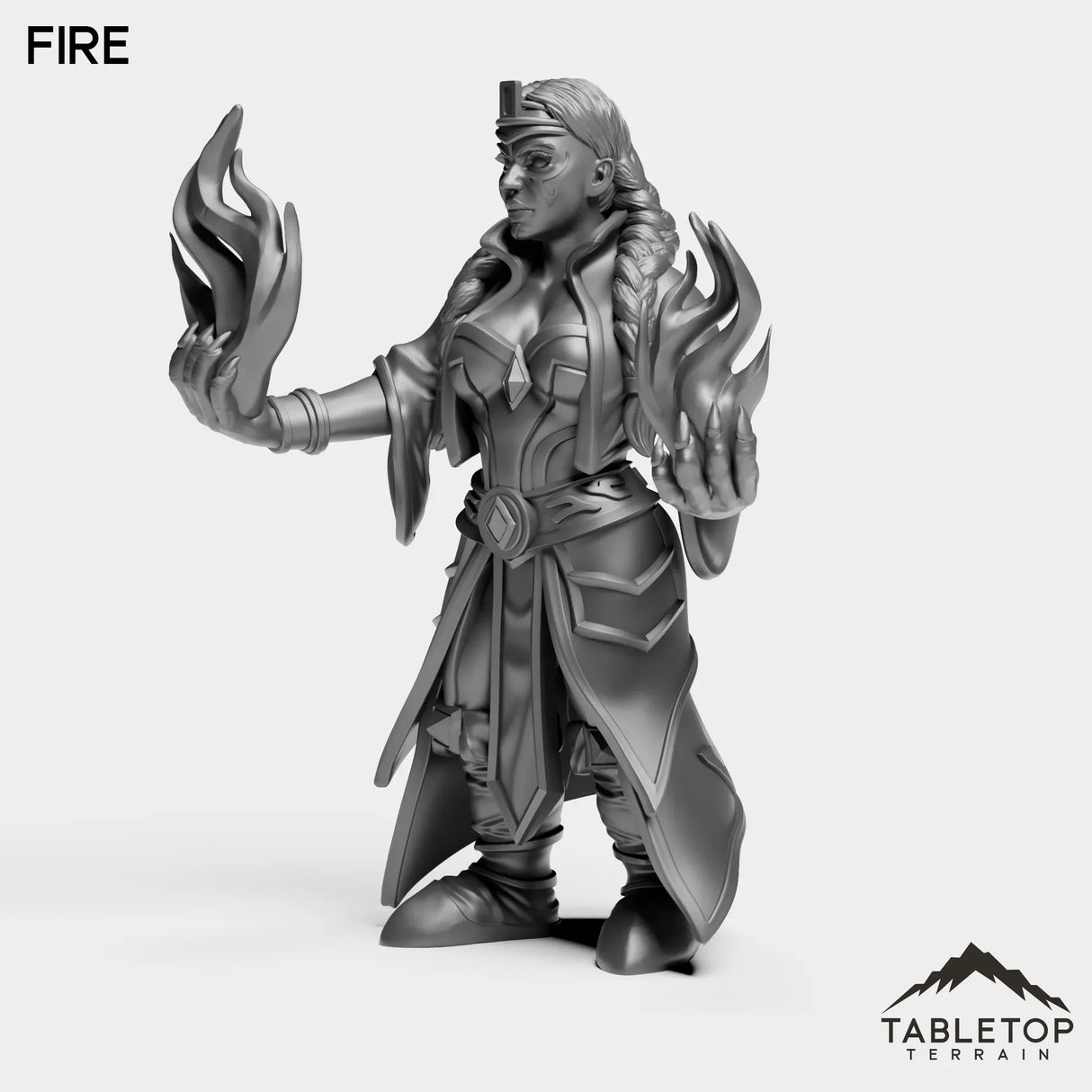 Tabletop Terrain Miniature Dwarf Shadow Priestess