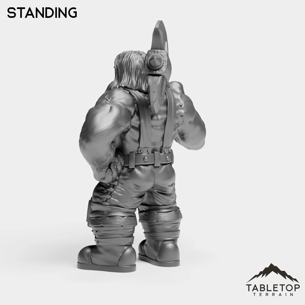 Tabletop Terrain Miniature Dwarf Warrior
