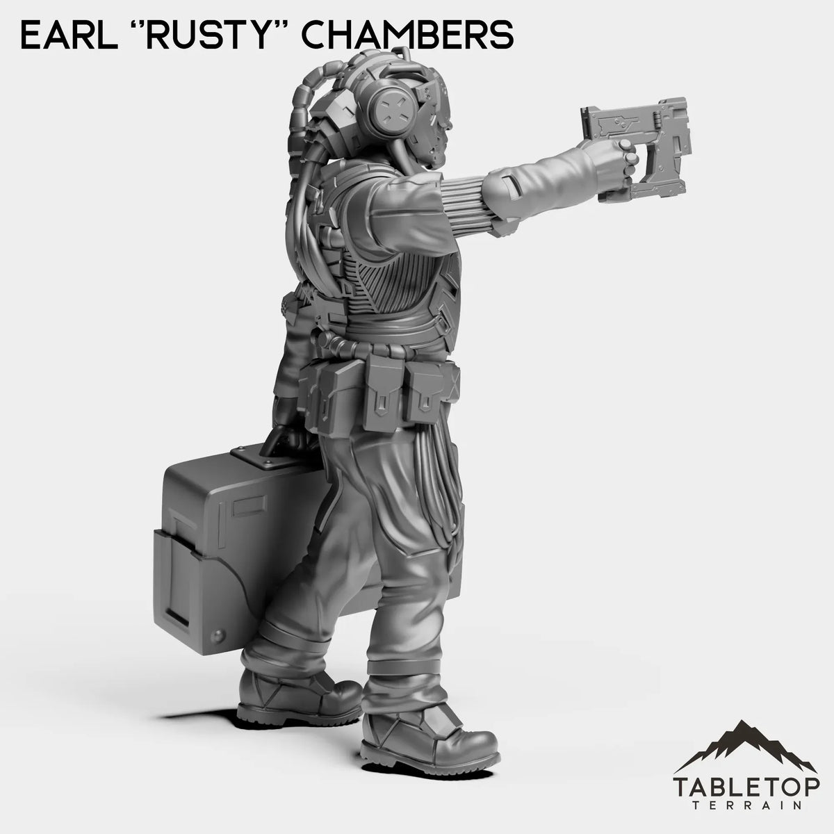 Tabletop Terrain Miniature Earl ''Rusty'' Chambers