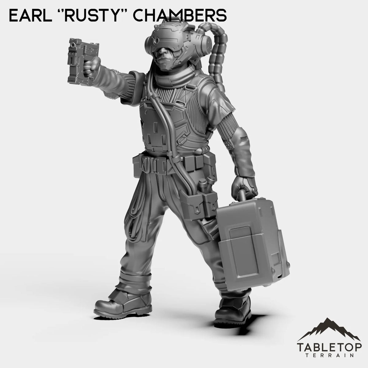 Tabletop Terrain Miniature Earl ''Rusty'' Chambers