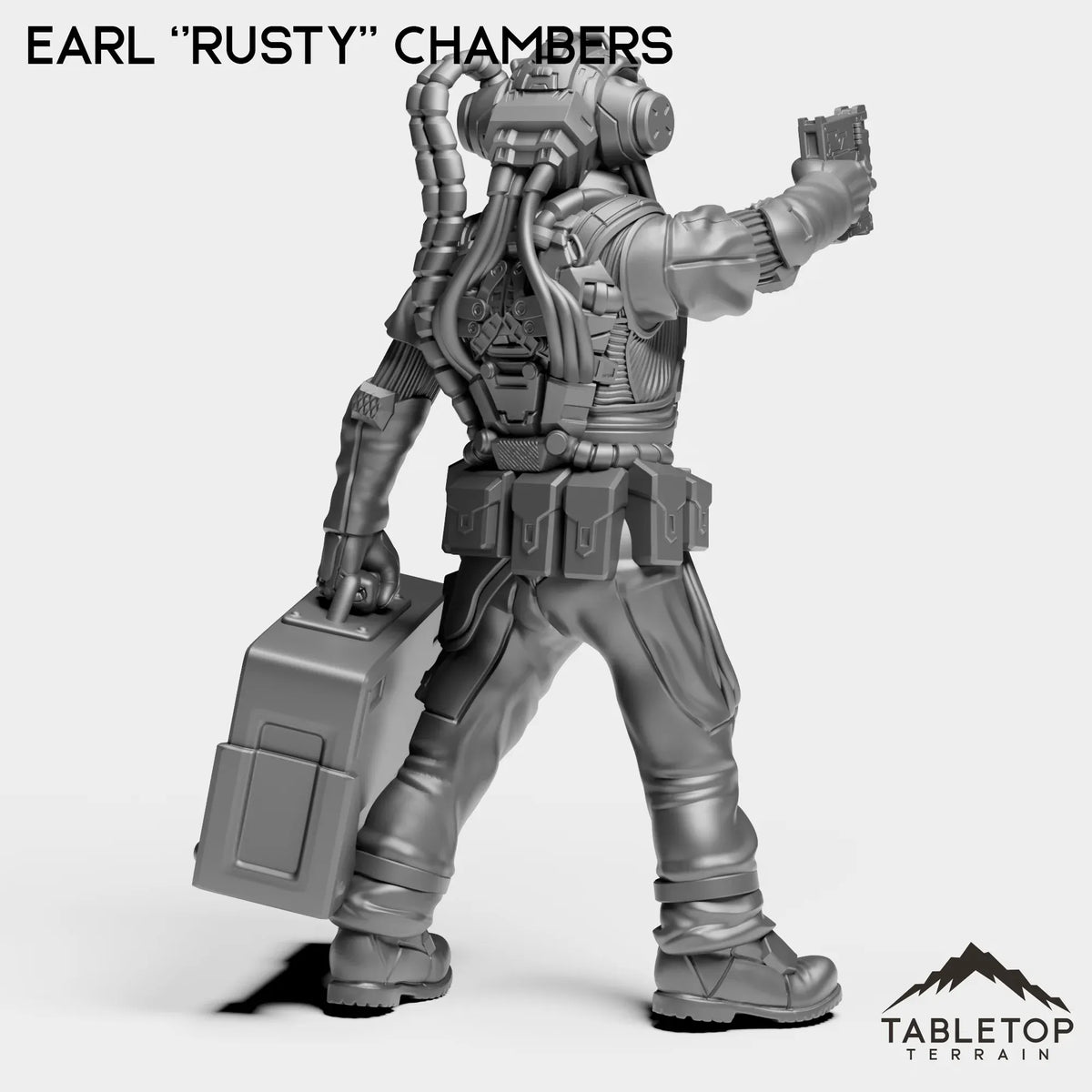 Tabletop Terrain Miniature Earl ''Rusty'' Chambers