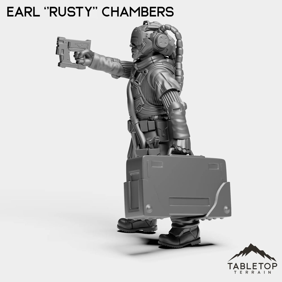 Tabletop Terrain Miniature Earl ''Rusty'' Chambers