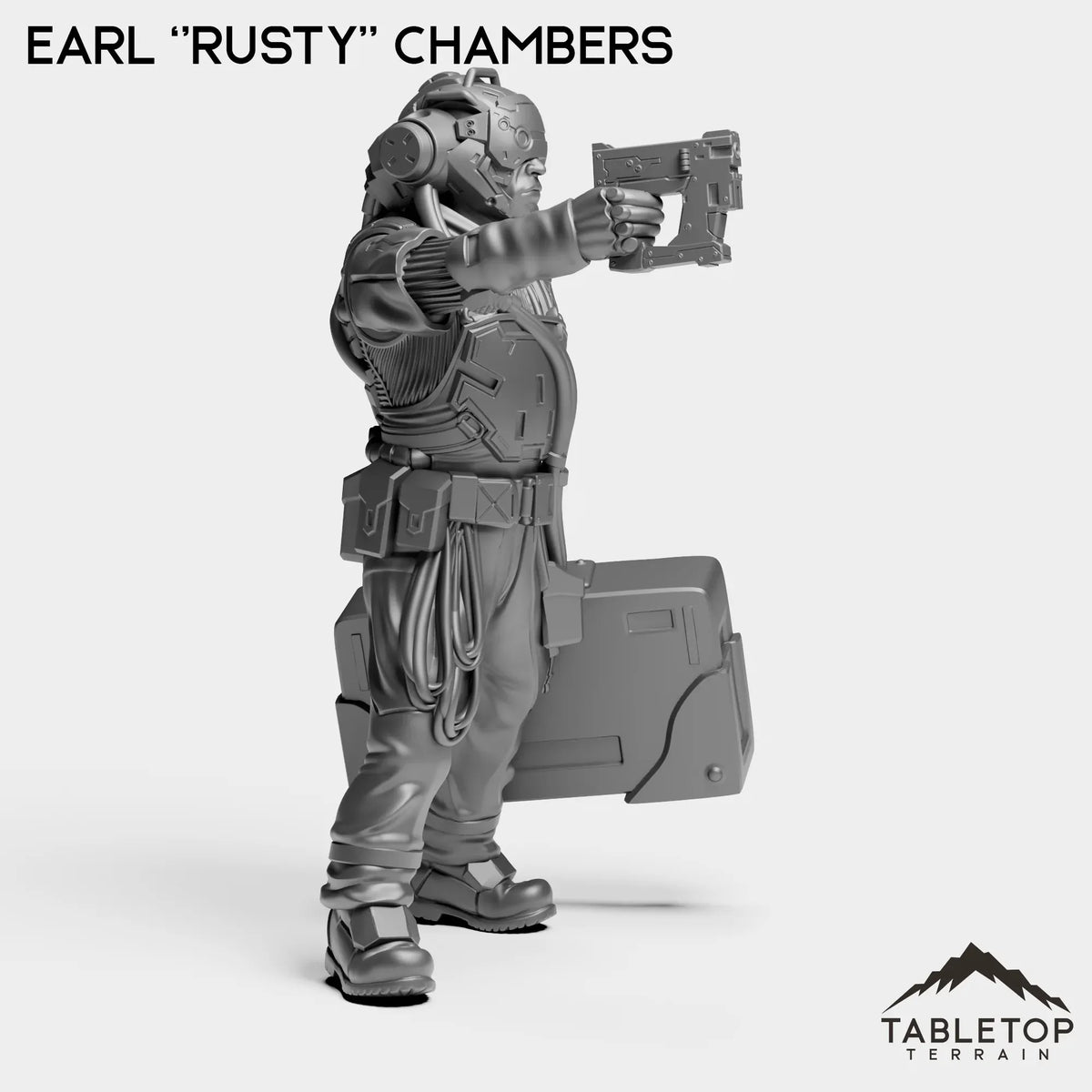 Tabletop Terrain Miniature Earl ''Rusty'' Chambers