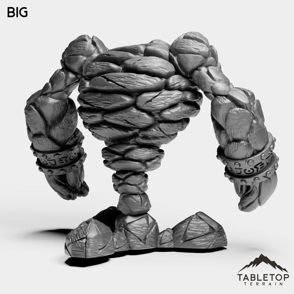 Tabletop Terrain Miniature Earth Elemental Boss