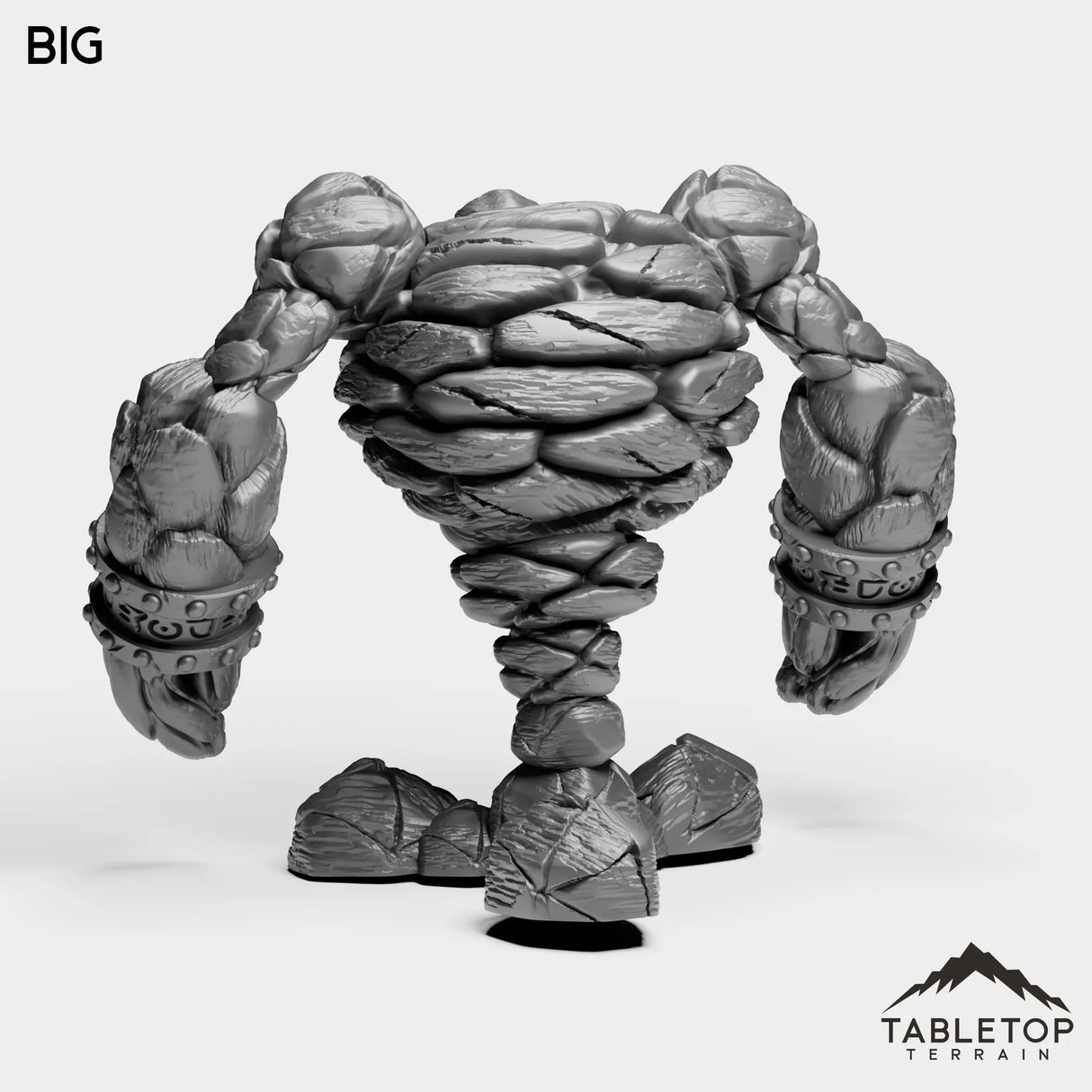 Tabletop Terrain Miniature Earth Elemental Boss