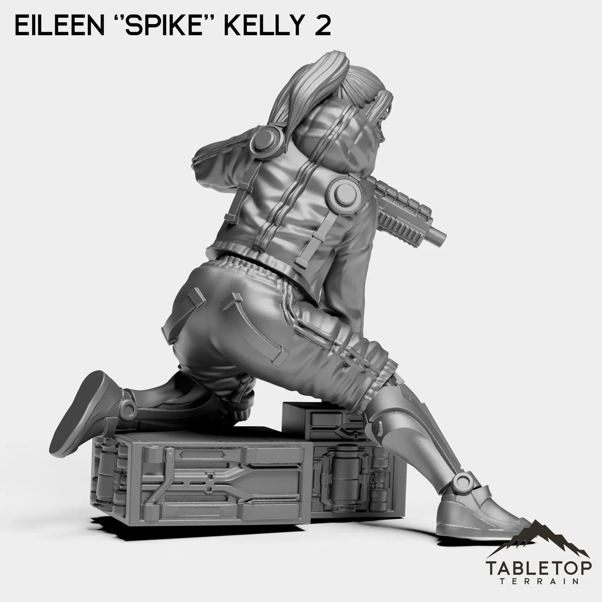 Tabletop Terrain Miniature Eileen ''Spike'' Kelly