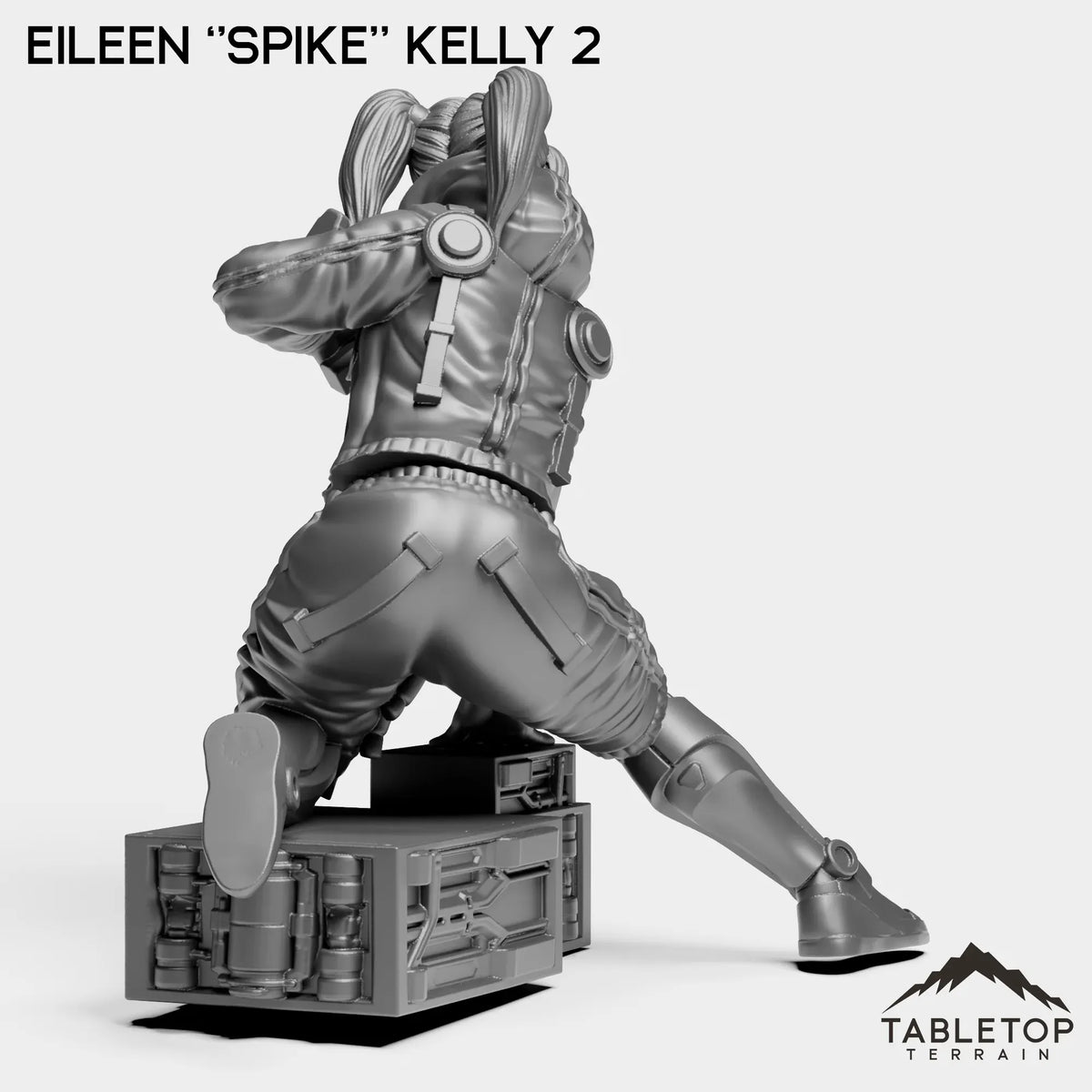 Tabletop Terrain Miniature Eileen ''Spike'' Kelly