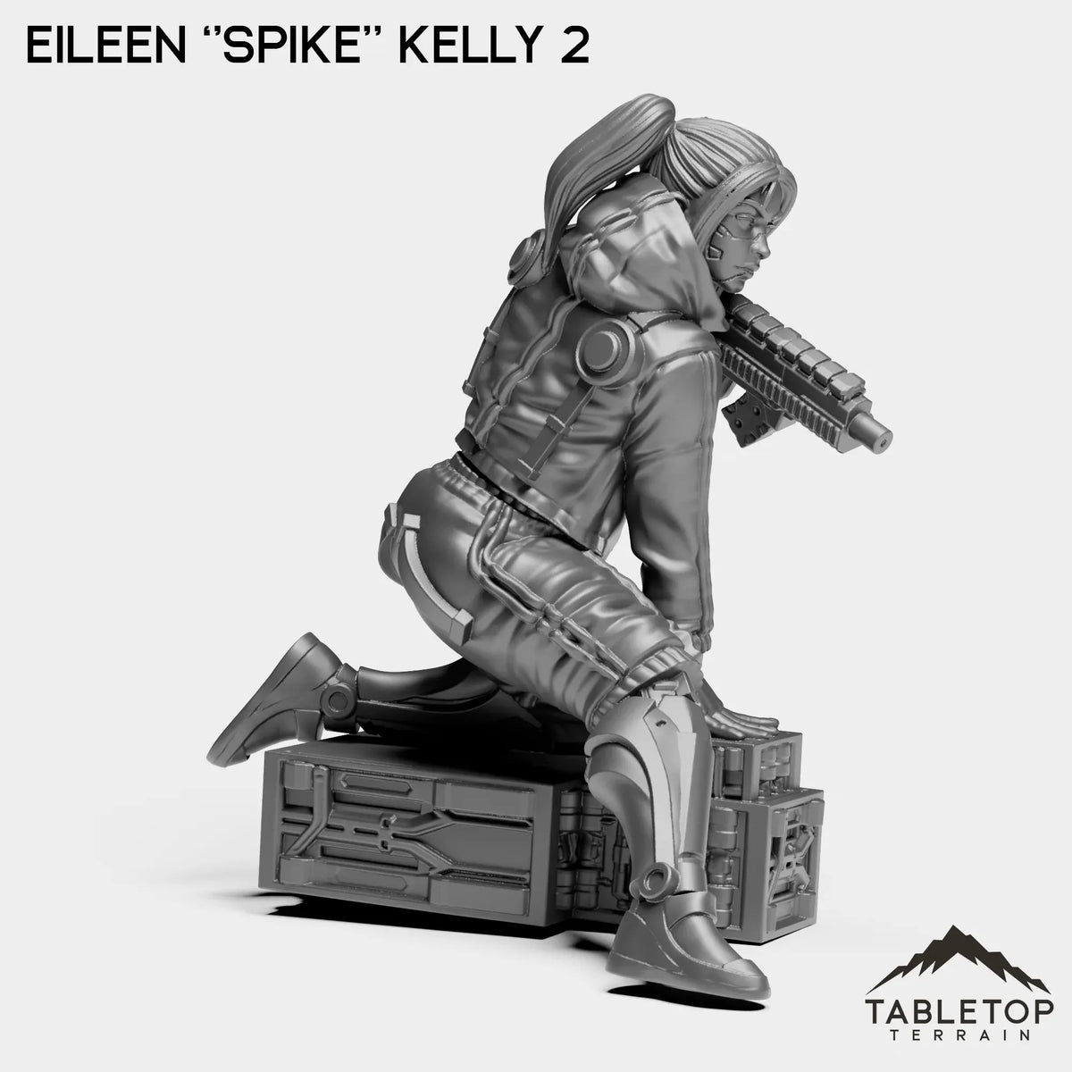 Tabletop Terrain Miniature Eileen ''Spike'' Kelly
