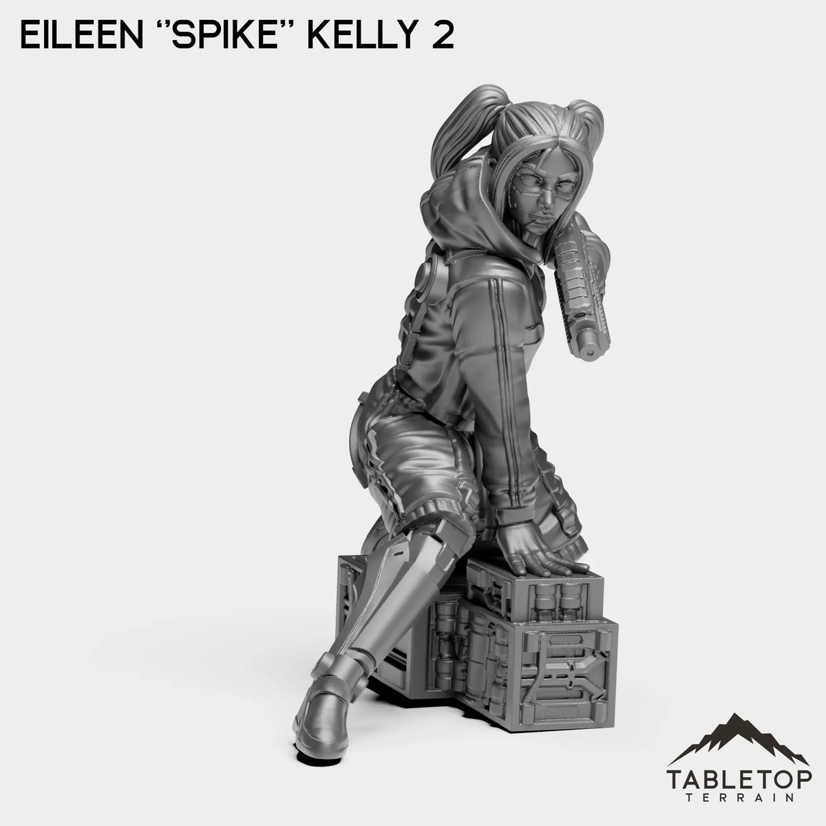 Tabletop Terrain Miniature Eileen ''Spike'' Kelly