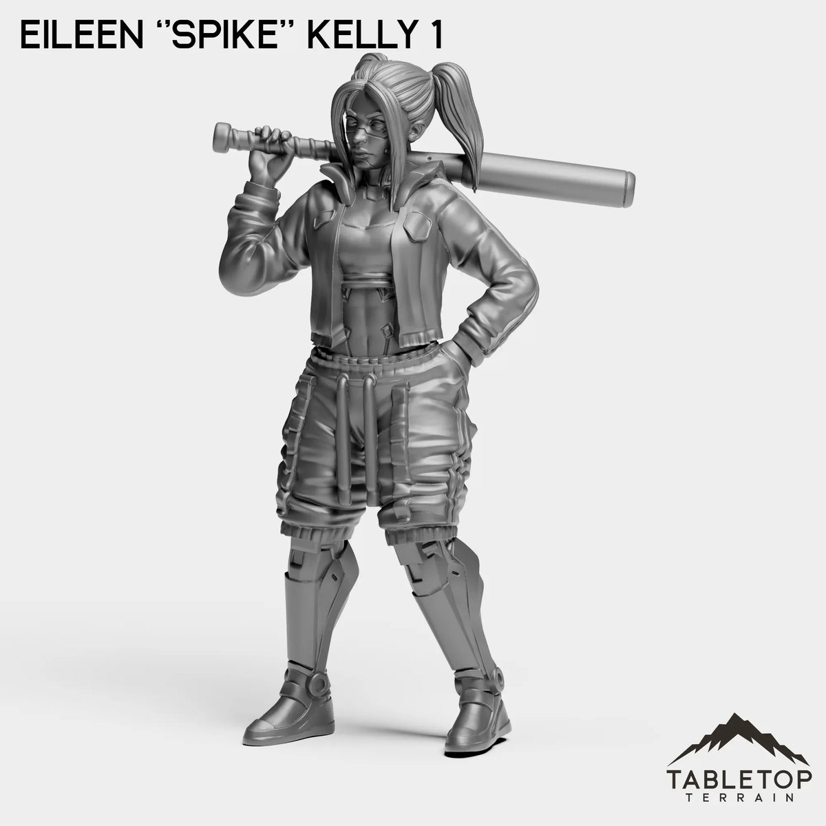 Tabletop Terrain Miniature Eileen ''Spike'' Kelly