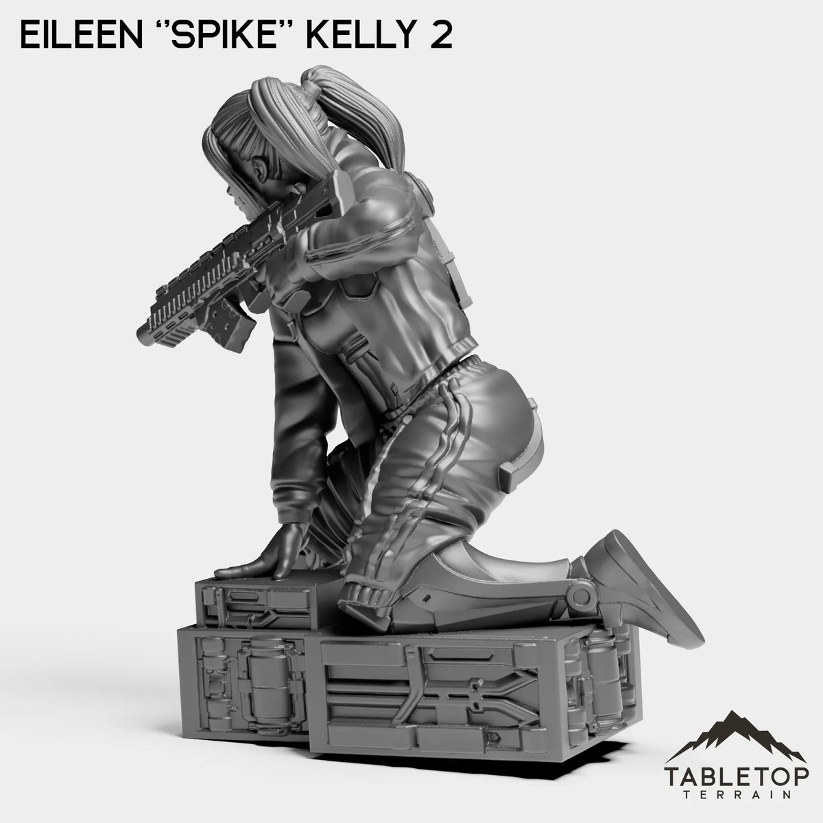 Tabletop Terrain Miniature Eileen ''Spike'' Kelly
