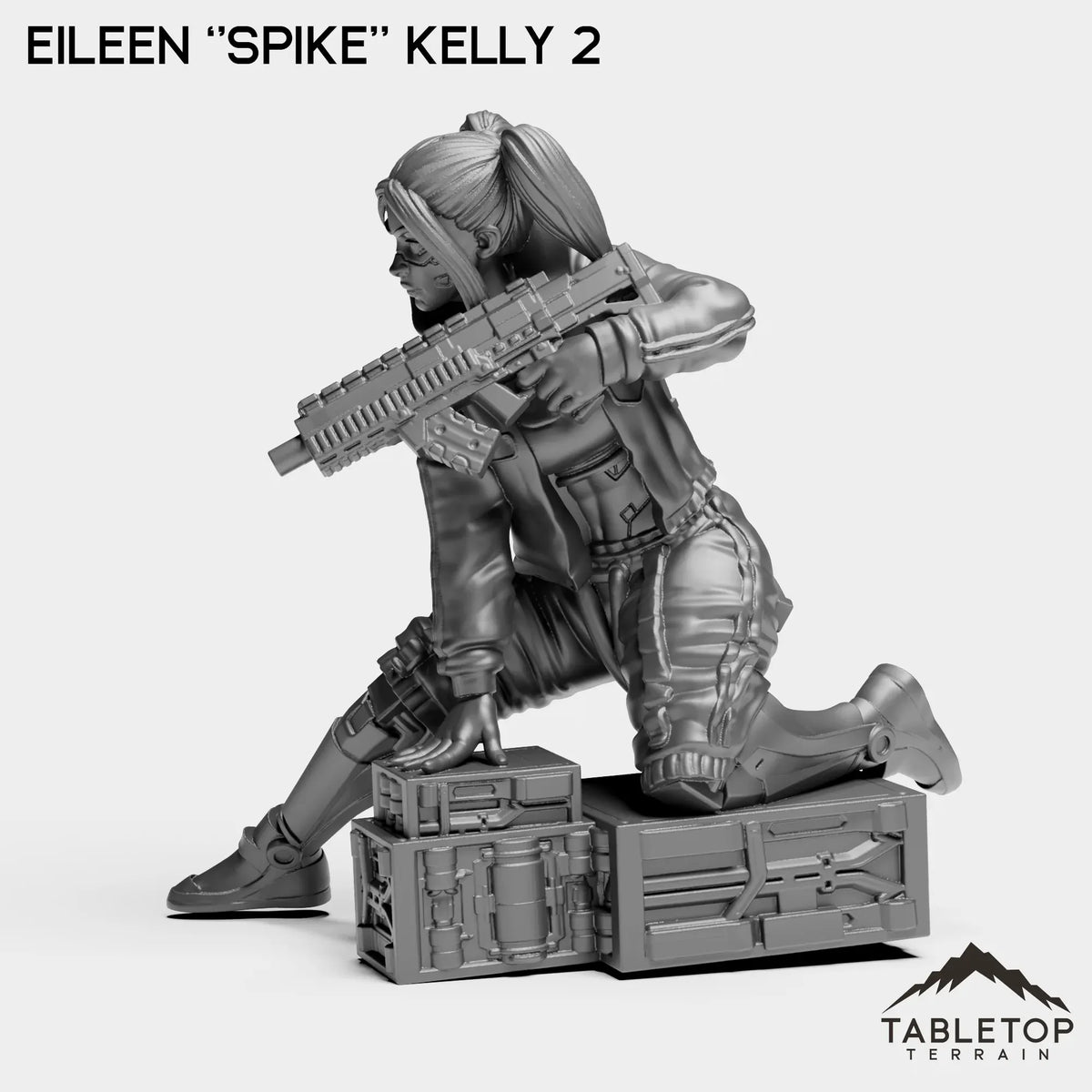 Tabletop Terrain Miniature Eileen ''Spike'' Kelly