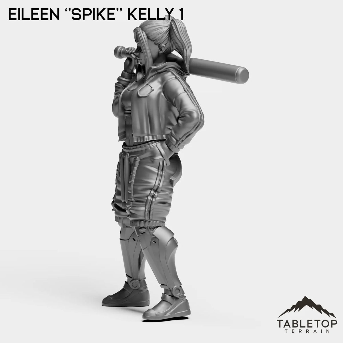Tabletop Terrain Miniature Eileen ''Spike'' Kelly